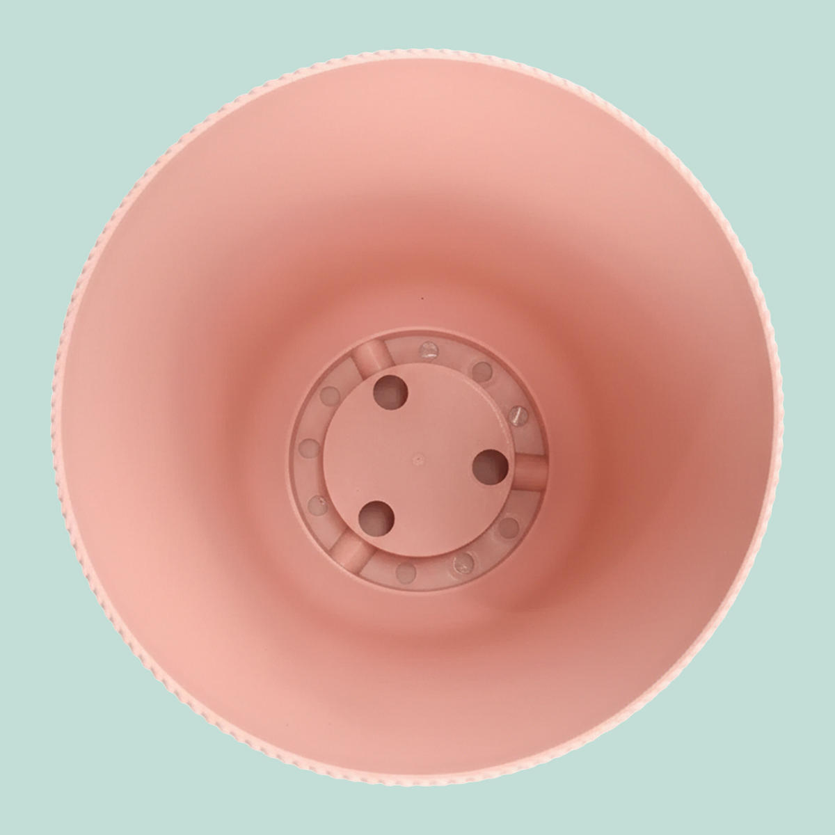 2XBLUMENTOPF - Rosa, Kunststoff (20cm) - Relaxdays