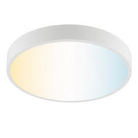 LED DECKENLEUCHTE Slimline Weiß 39/39/5,5 cm - Weiß, Metall (39/39/5.5cm) - Brilliant