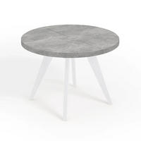 ESSTISCH LORA, Durchmesser: 110 / 210 cm Atelier Hell / Weiß - Hellgrau/Weiß, Holz (110/210/76cm) - Dekori_Interiors