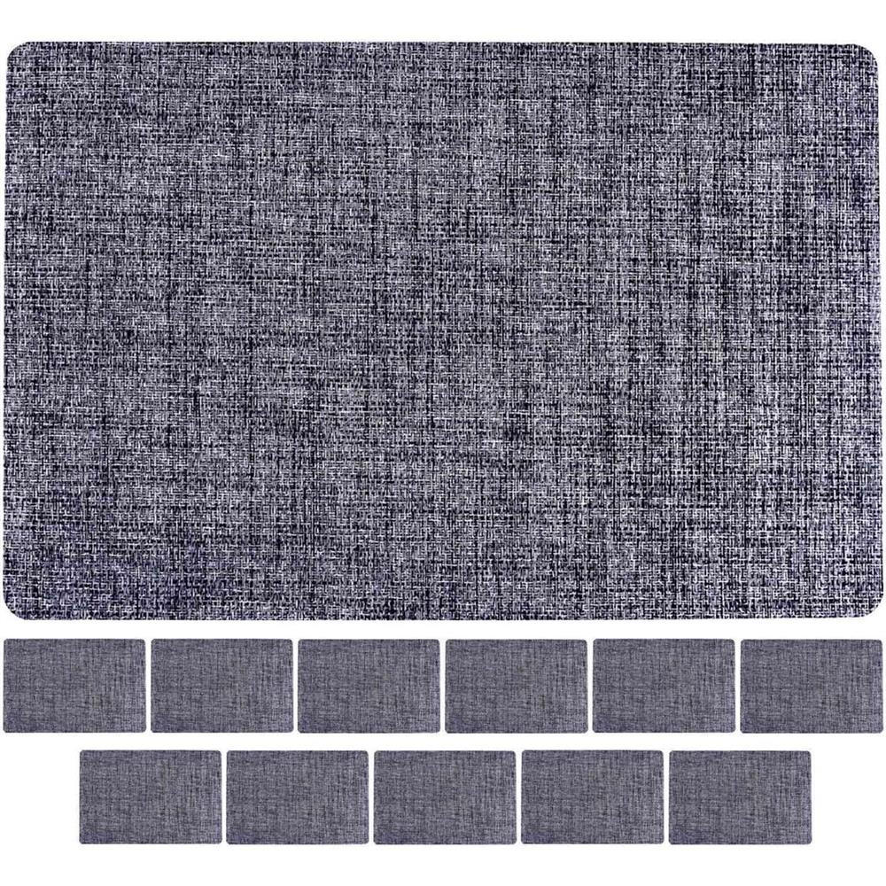 TISCHSETS Linen Graublau 44 x 29 cm 12er Set - Blau, Kunststoff (43.5/28.5/0.1cm) - Ritzenhoff Breker