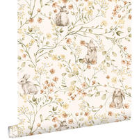 TAPETE Kaninchen 0.53 x 10.05 m - Weiß, Papier (53/0.1cm) - ESTAhome
