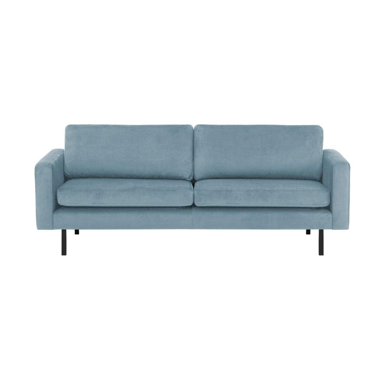 DREISITZER-SOFA Lioni-Kronos 31 - Hellblau, Holz/Textil (200/84/94cm)
