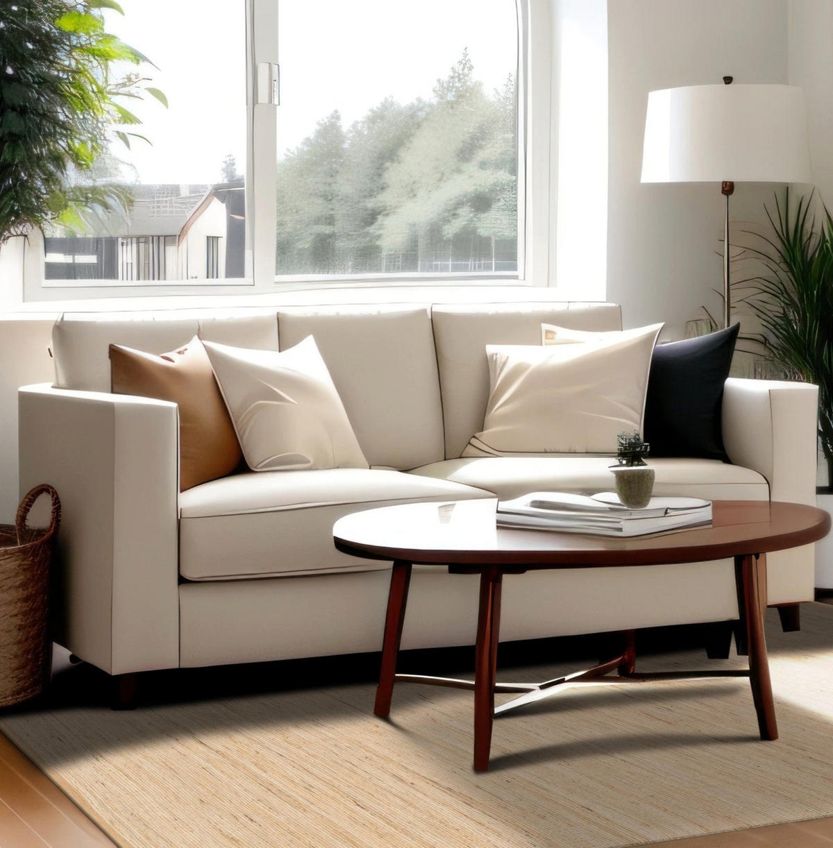 TEPPICH Design handgefertigt Jute beige - Beige, Naturmaterialien (120/170cm) - AFK Living