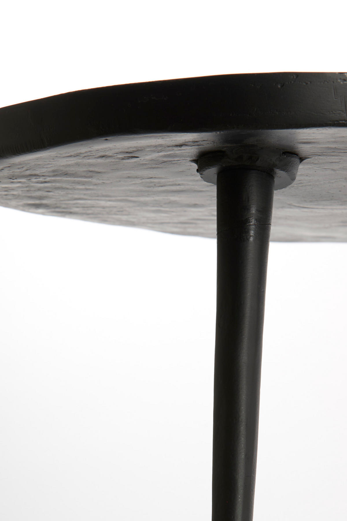 BEISTELLTISCH Lienz Schwarz 80/60/36 cm - Schwarz, Metall (80/60/36cm) - Light & Living