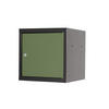 SCHLIESSFACHWÜRFEL Blocky mit Zylinderschloss + 2 Schlüssel 40x40x40cm Anthrazit/Resedagrün - Anthrazit/Grün, Metall (40/40/40cm) - PROREGAL