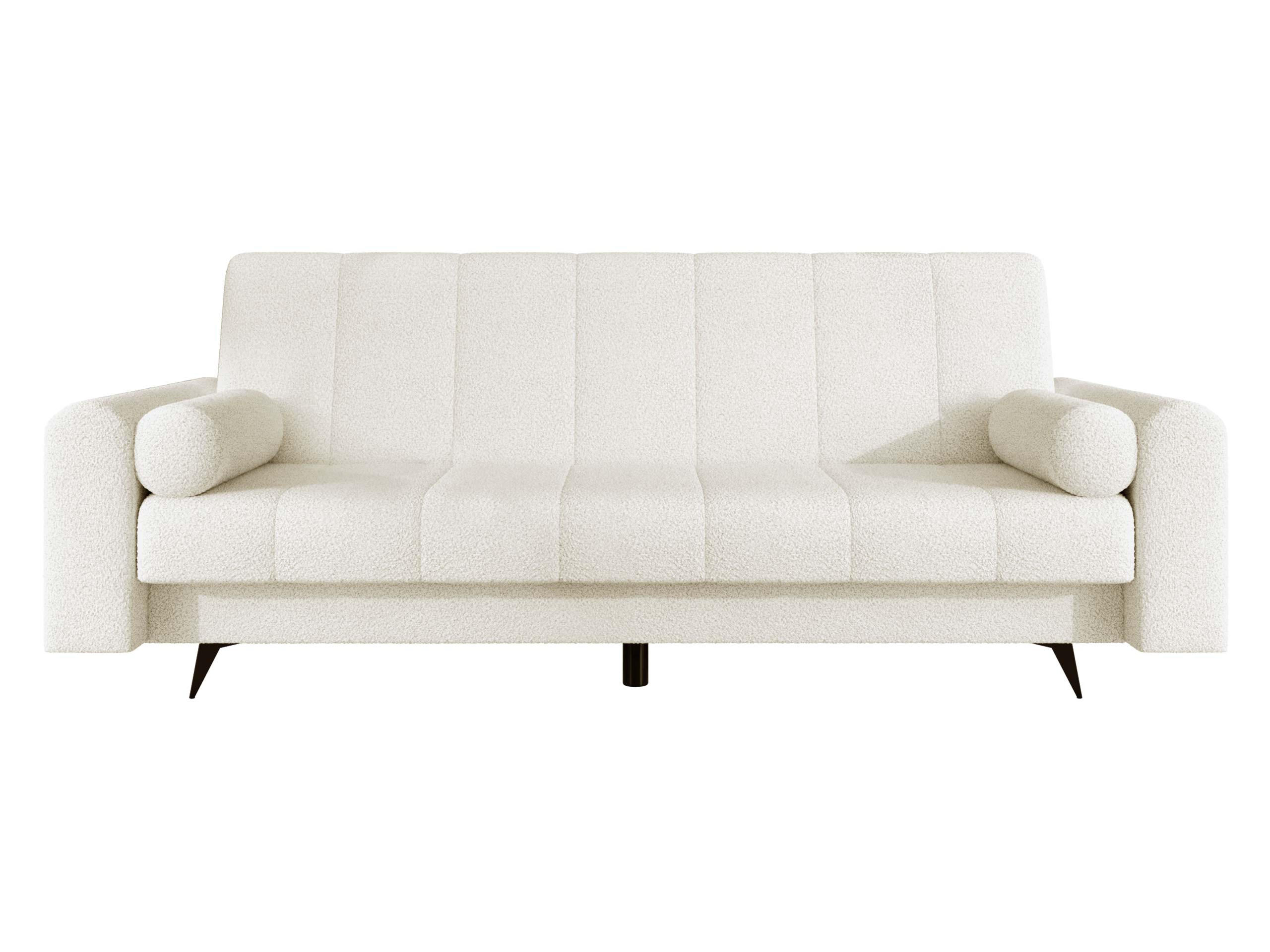 SCHLAFSOFA Zuri - Creme/Schwarz, Holz/Textil (240/93/91cm) - MIRJAN24