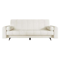 SCHLAFSOFA Zuri - Creme/Schwarz, Holz/Textil (240/93/91cm) - MIRJAN24