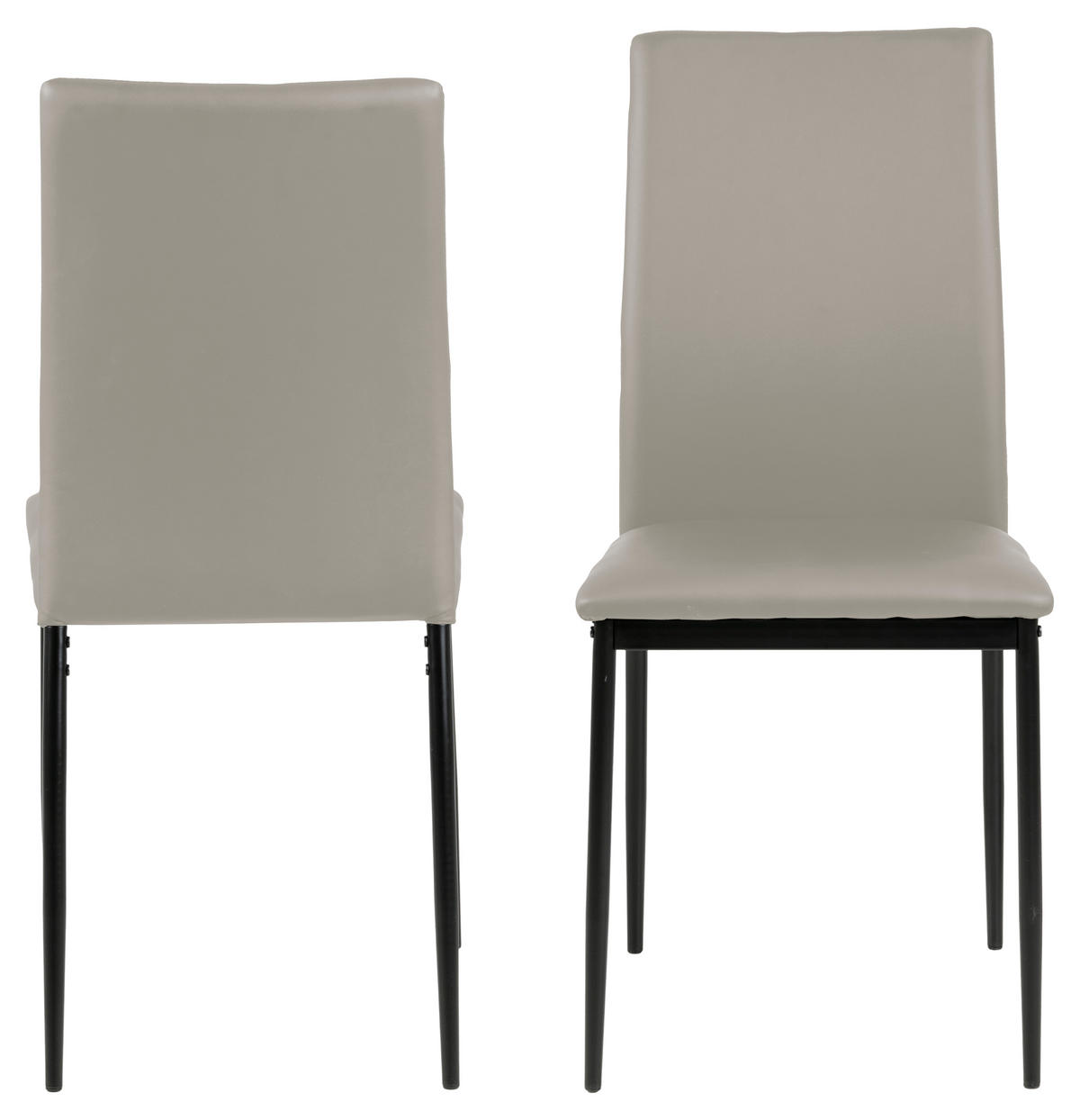 STUHL 4er-Set taupe - Grau, Holzwerkstoff (44/92/53cm) - ebuy24