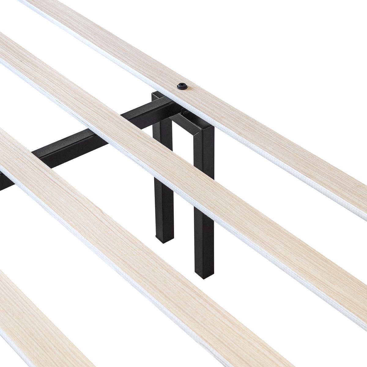 POLSTERBETT aus Samt 140x200 cm in Beige mit Lattenrost & Kopfteil - Beige, Textil (140/200cm) - Modfu