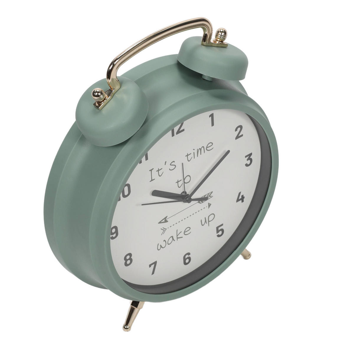 KINDERWECKER im klassischen Stil 24/7,3/30 cm - Grün, Kunststoff (7.3/30/24cm) - Home Styling Collection