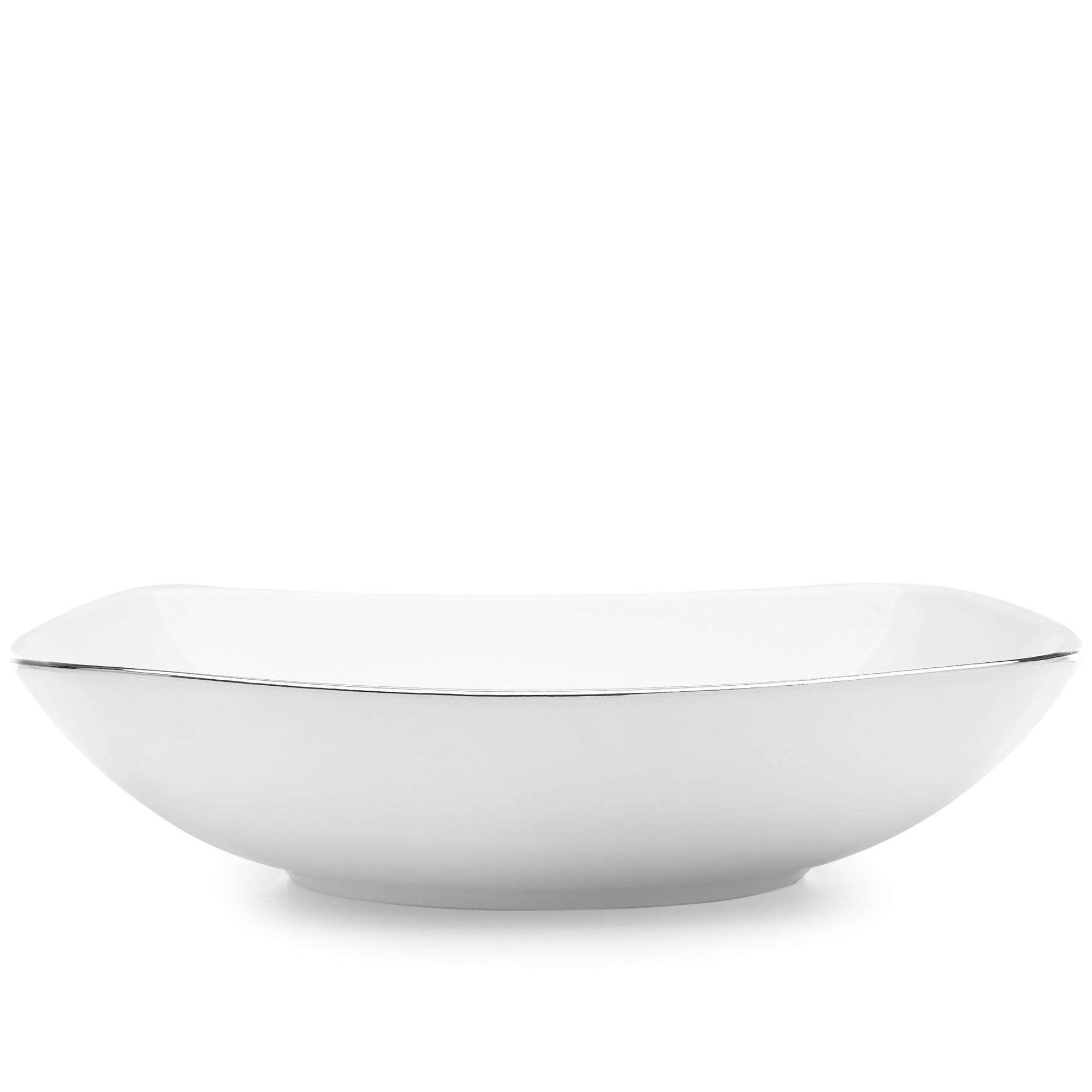 TAFELSERVICE CARLINA 6-Personen 18-tlg - Silberfarben/Weiß, Keramik (25.5/2/25.5cm) - KONSIMO®