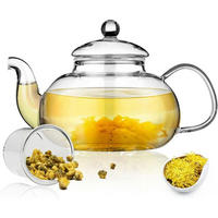 TEEKANNE aus Glas mit Teesieb 1000 ml - Transparent, Glas (13/30cm)