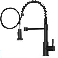 BADEZIMMERARMATUR mit Schlauch,44cm hoch, schwarz. - Schwarz, Metall (57/6/27cm) - Vallsero