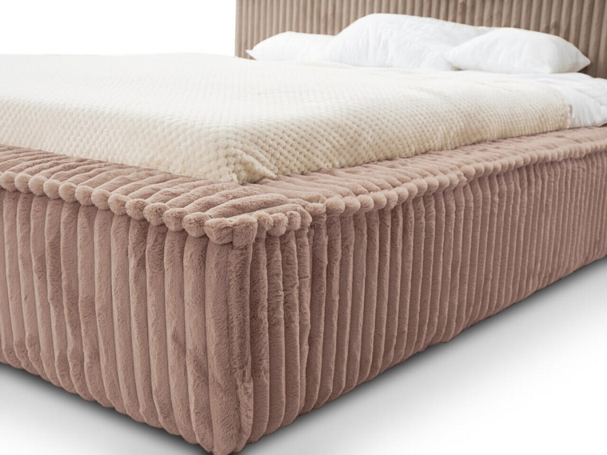 POLSTERBETT Lago 180x200 Braun - Braun, Textil (180/200cm) - Graingold