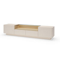 RTV-SCHRANK Kiro Beige 203, Lowboard mit LED - Beige, Holzwerkstoff (203/43/40cm) - Bettso
