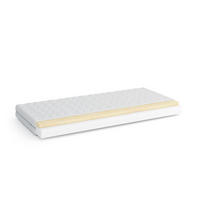 SCHAUMSTOFFMATRATZE MAJORKA Weiß 160x200x12 cm - Weiß, Textil - FURNLUX