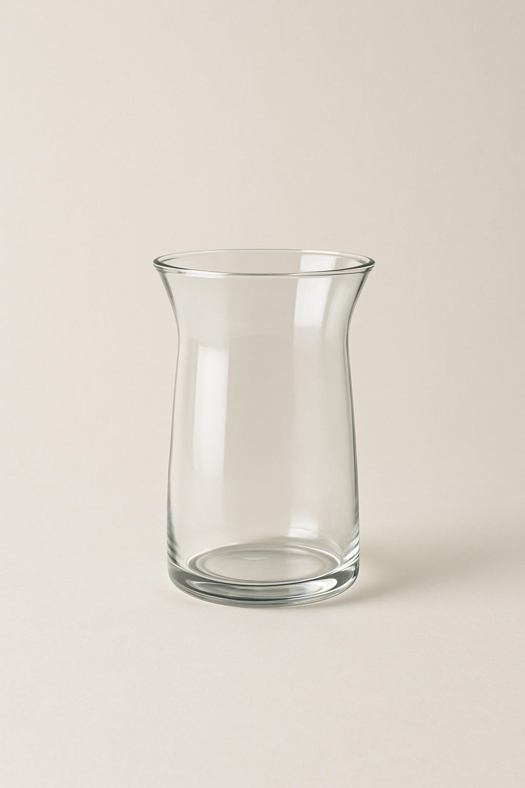 VASE Serenite Transparent 10,5x10,5xh16,5 cm Glas - Transparent, Glas (16.5cm) - Mondex