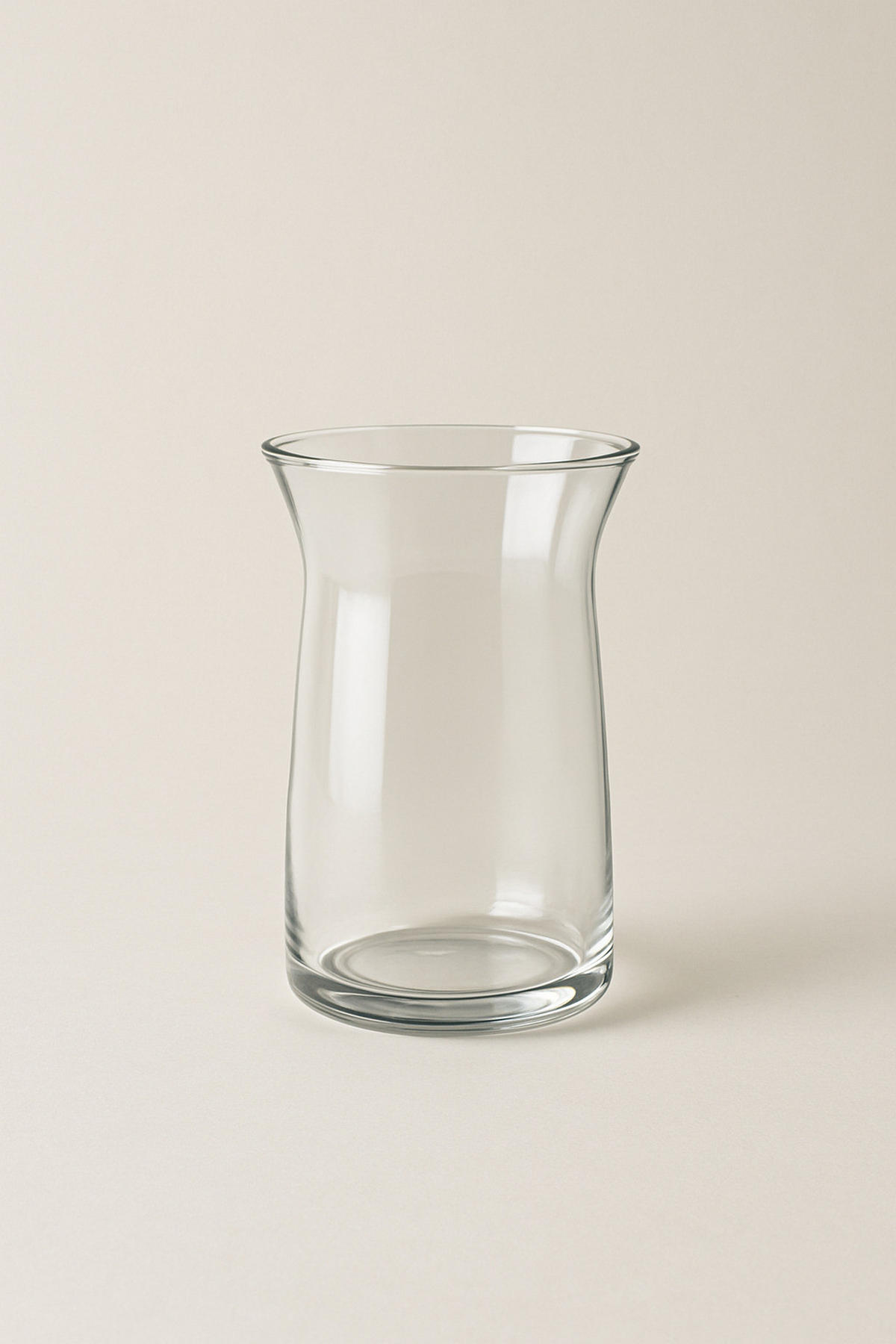 VASE Serenite Transparent 10,5x10,5xh16,5 cm Glas - Transparent, Glas (16.5cm) - Mondex