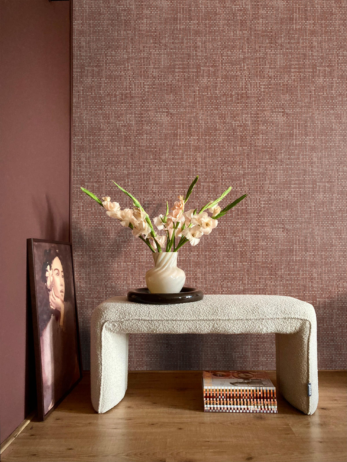 TAPETE Leinen-Optik 50 x 900 cm - Braun, Papier (50/900cm) - Origin Wallcoverings