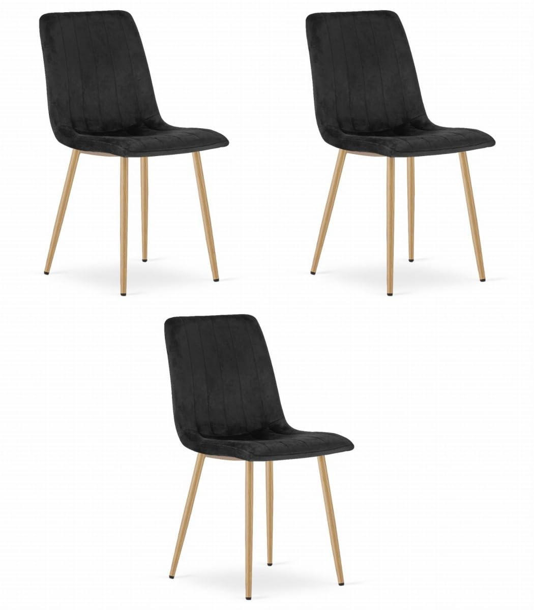Best For Home Esszimmerstühle Schwarz 46x86x56 cm