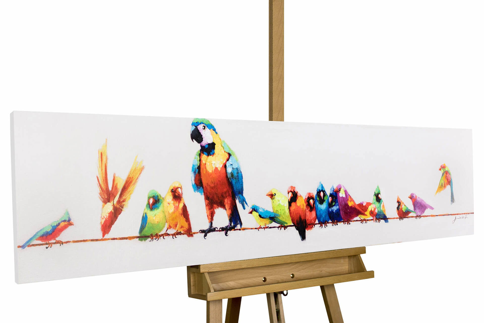 KUNSTLOFT OLEJOMALBA 150/30 cm, Zvířata