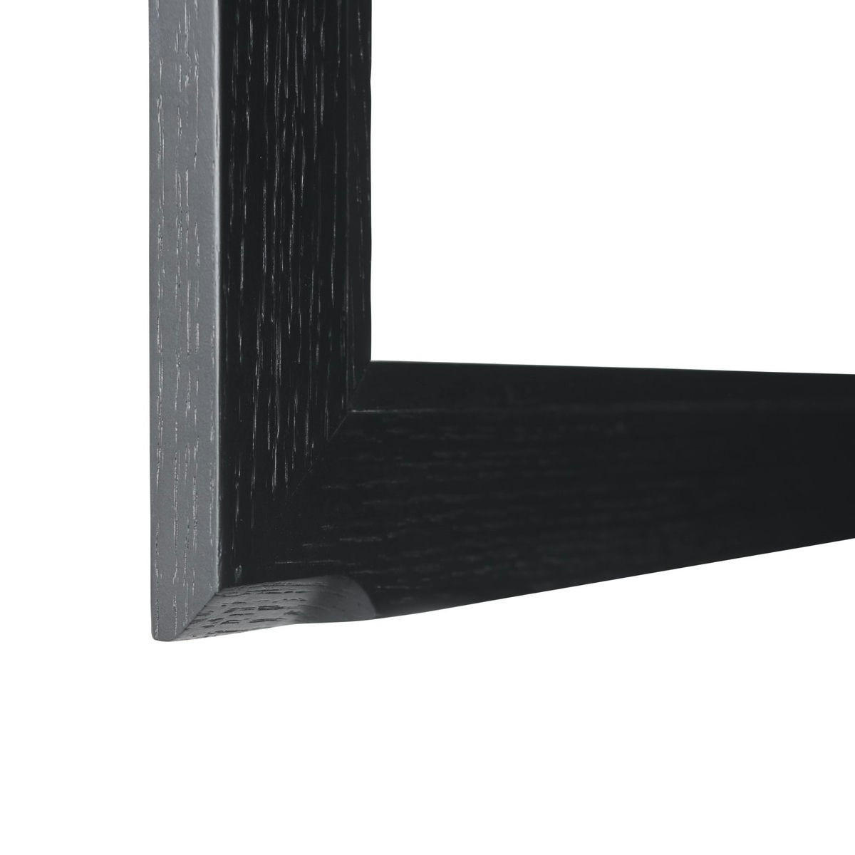 VITRINE Schwarz - Schwarz, Holz/Metall (110/190/45cm) - Furnhouse