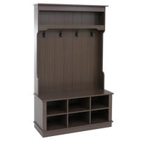 GARDEROBE Walnuss Dekor - Walnussfarben, Holz (100/170/39cm) - MCW