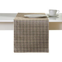 TISCHLÄUFER Antor - Schwarz, Textil (180/35/1cm) - home&you