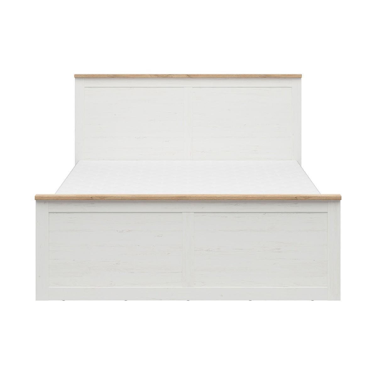 POSTEL 160/200 Aksel Bílá - bílá, kompozitní dřevo (160/200cm) - Petits-meubles