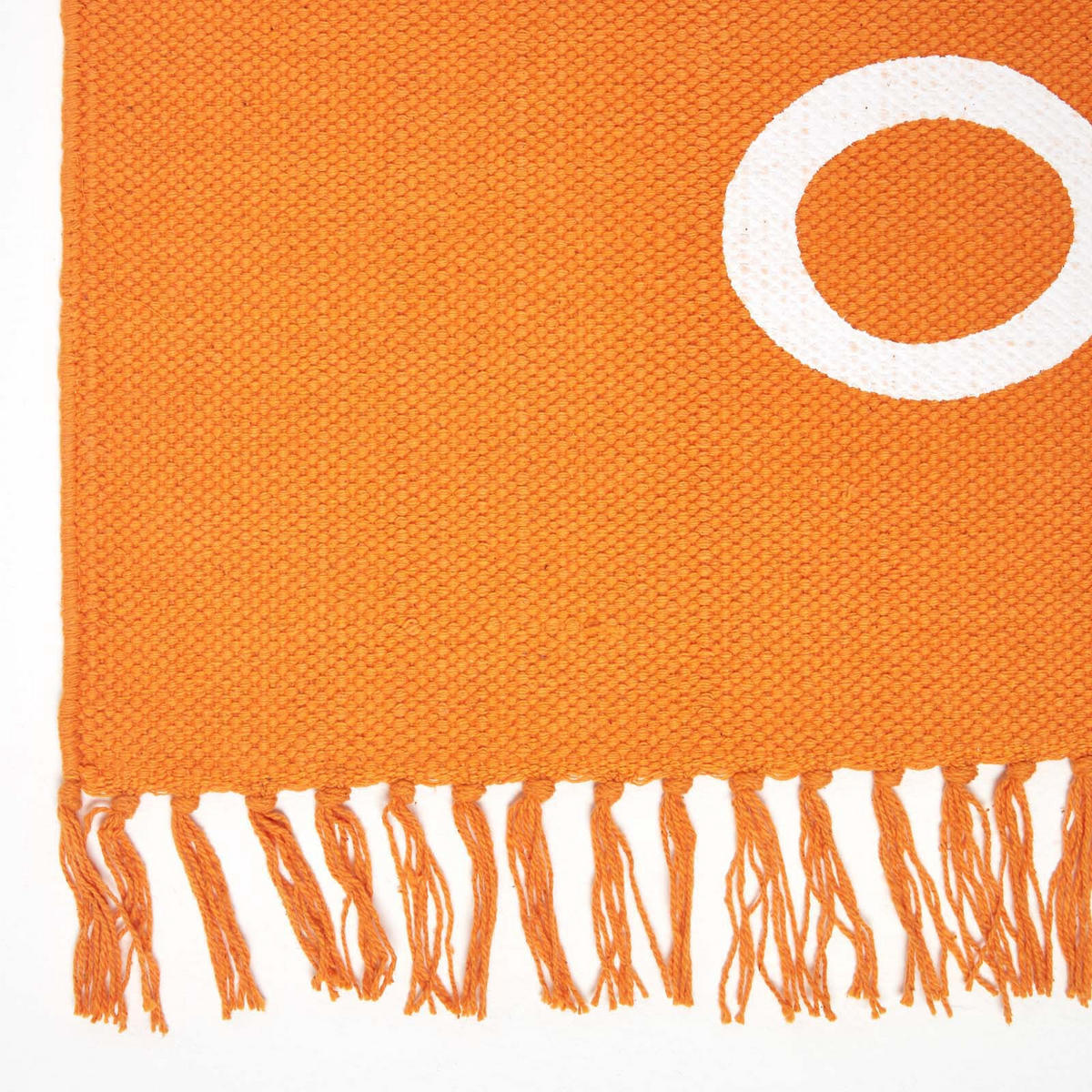 BAUMWOLLTEPPICH Keep Calm and Carry On 60/100 cm - Orange, Textil (60/100cm) - Homescapes
