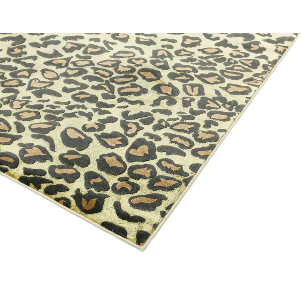TEPPICH Flachgewebter für Wohn- und Schlafzimmer CYPHER LEOPARD Braun 160 x 230 cm - Braun, Textil (160/230cm) - Novatrend