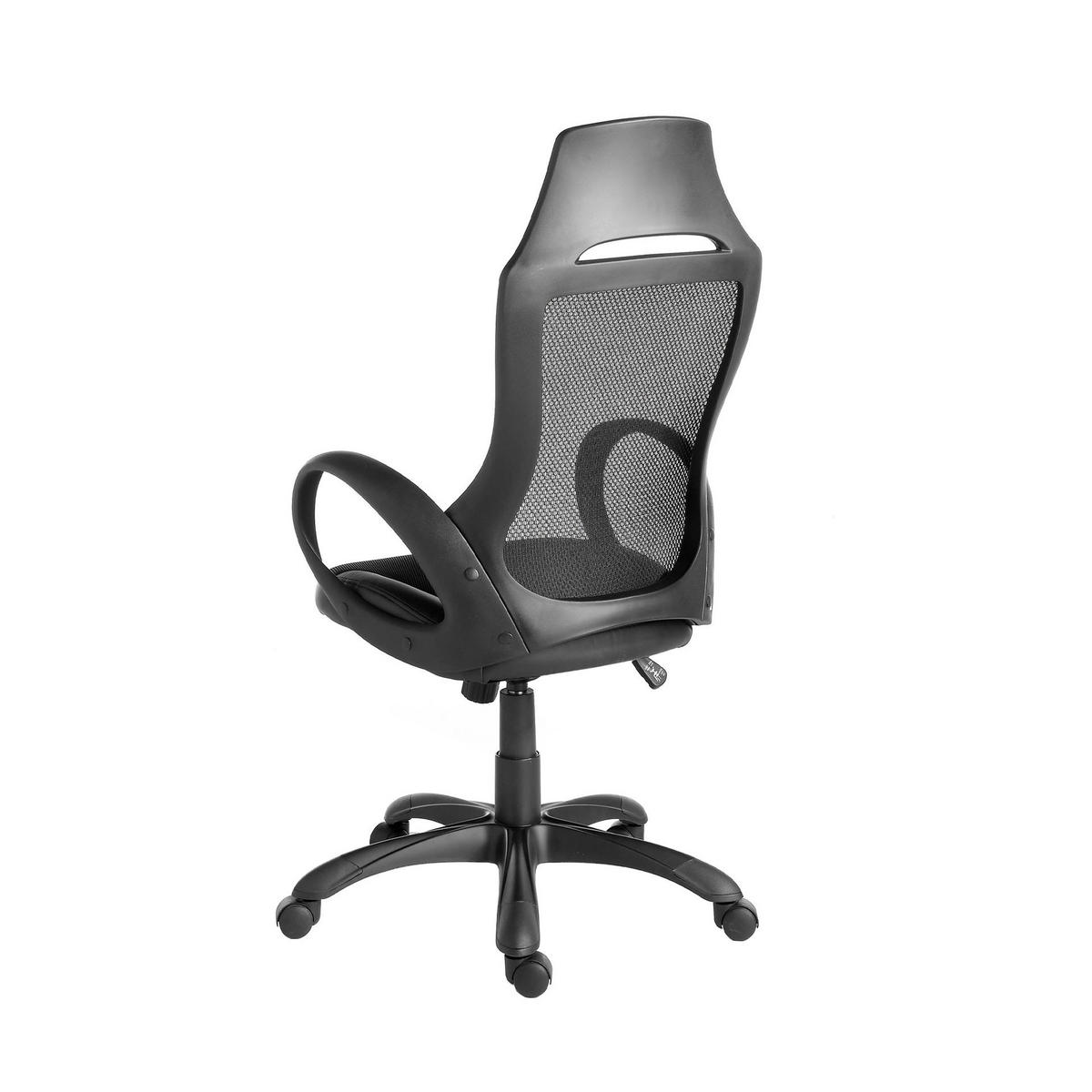 CHEFSESSEL Bürodrehstuhl aus schwarzem Stoff 63/64/120 cm - Schwarz, Textil (63/120/64cm) - ANGEL CERDA