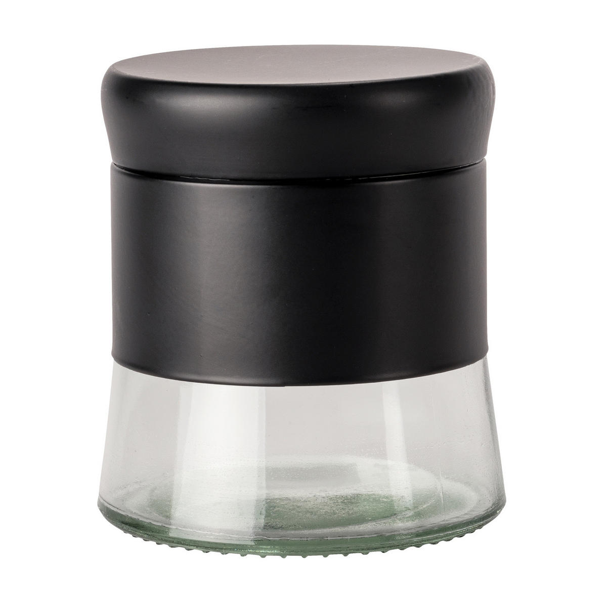 GEWÜRZGLAS Boga 400 ml - Schwarz, Glas (9.5/10.5/9.5cm)