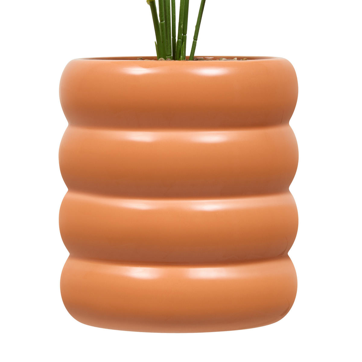 PFLANZE Strelitzie Poolside 13,5/13,5/45 cm - Orange, Keramik (45cm) - Atmosphera Createur d´interieur