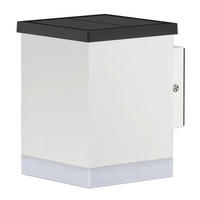 SOLAR-WANDLEUCHTE SUNBOX weiß - Weiß, Kunststoff (10.5/8.5/11.5cm) - Lumisky