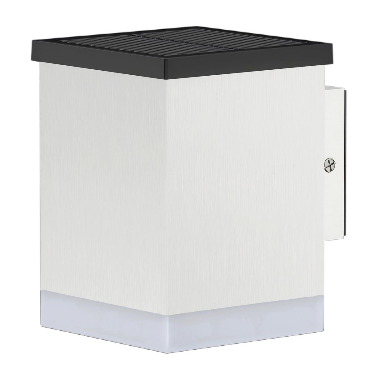 SOLAR-WANDLEUCHTE SUNBOX weiß - Weiß, Kunststoff (10.5/8.5/11.5cm) - Lumisky