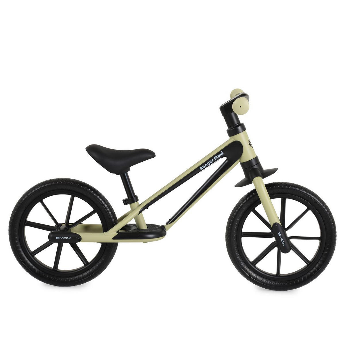 LAUFRAD Ranger Maxi 12 Zoll grün EVA-Reifen Metallrahmen Sitzhöhe verstellbar - Grün, Metall (89/37/54cm)