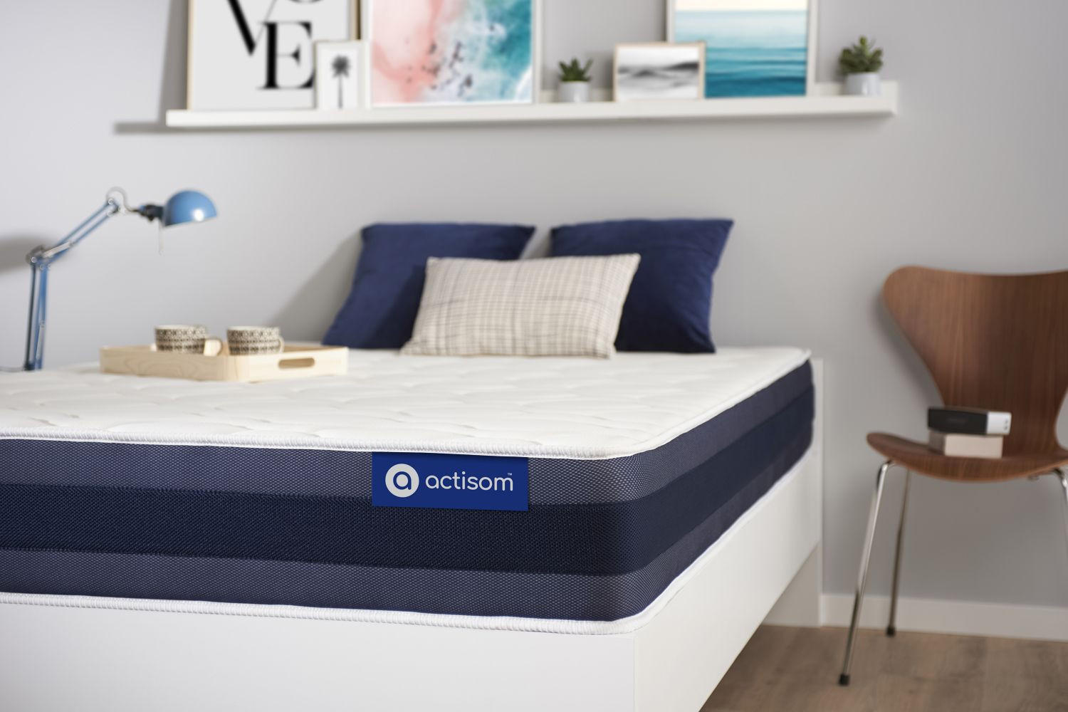 MATRATZE Actimemo morpho Memory-Schaum 80 x 200 cm h1 - Weiß, Textil (80/200cm) - ACTISOM