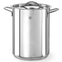 SPARGELTOPF Pastatopf / SPARGELTOPF - ø 16 cm / 5,5 Liter - Silberfarben, Metall (16cm) - Hendi