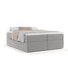 BOXBETT Yoko Grau 160/200 cm - Schwarz/Grau, Holz/Holzwerkstoff (160/200cm) - Maison de Reve