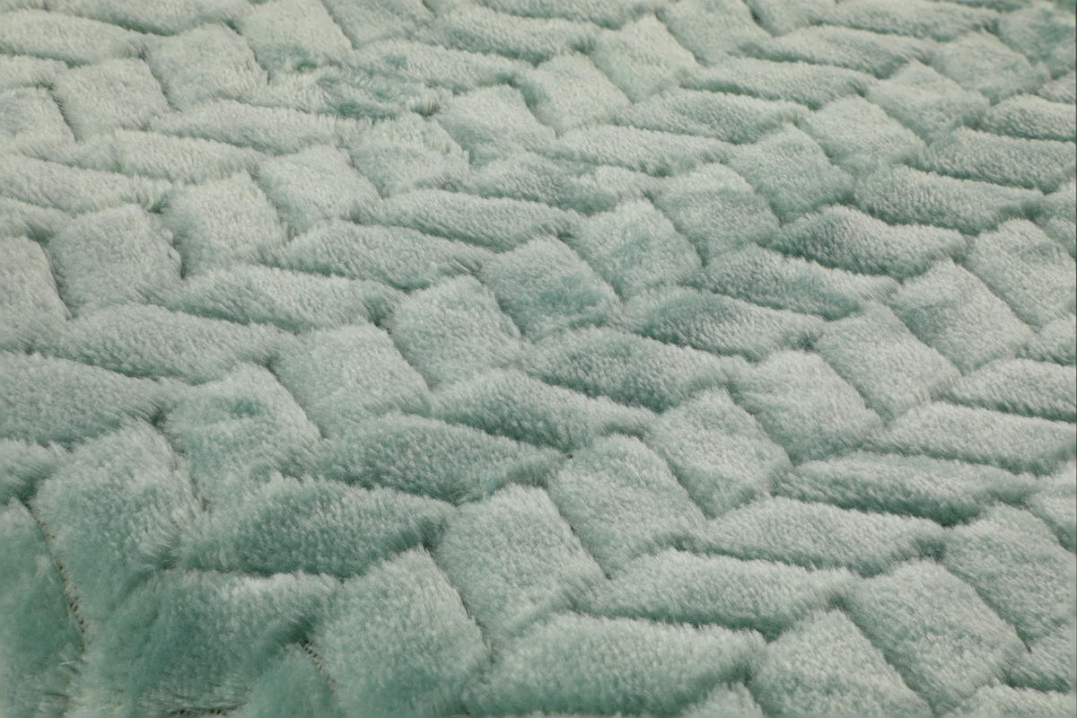 FLEECEDECKE Mila 125/150 cm - Grün, Textil (125/150cm)