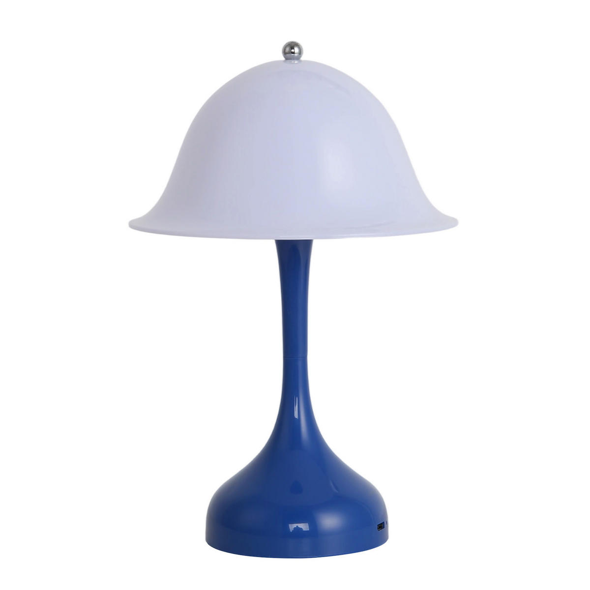 LED TISCHLAMPE Solara 16/9/24.5 cm - Blau, Kunststoff (16/9/24.5cm) - ZMH