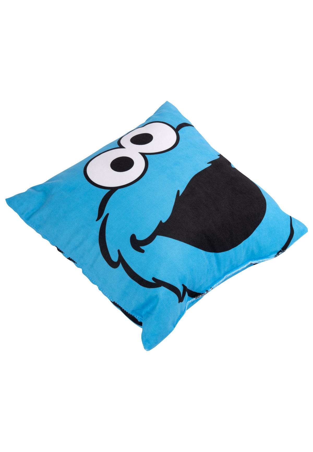 KINDERKISSEN Sesamstraße Krümelmonster Blau 30x30 cm - Blau, Textil (30/30cm) - United Labels