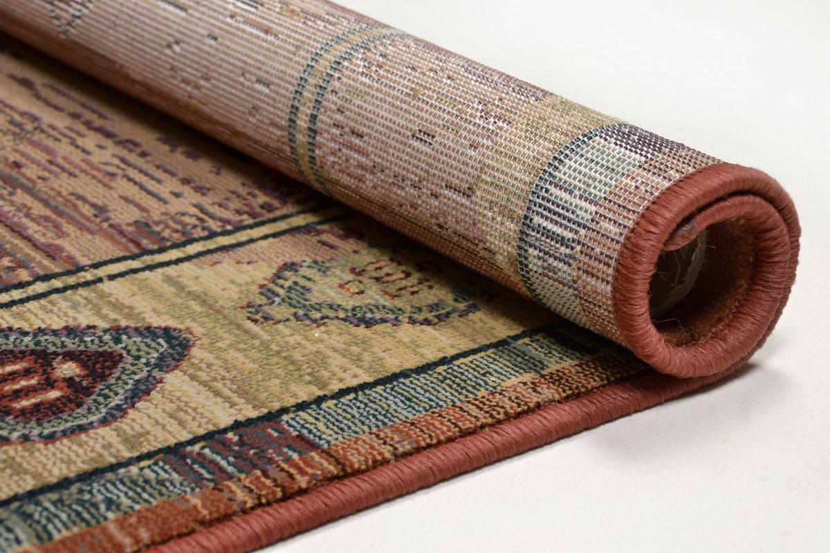 WEBTEPPICH Gabiro 002 200x285 cm - Terracotta, Textil (200/285cm) - THEKO