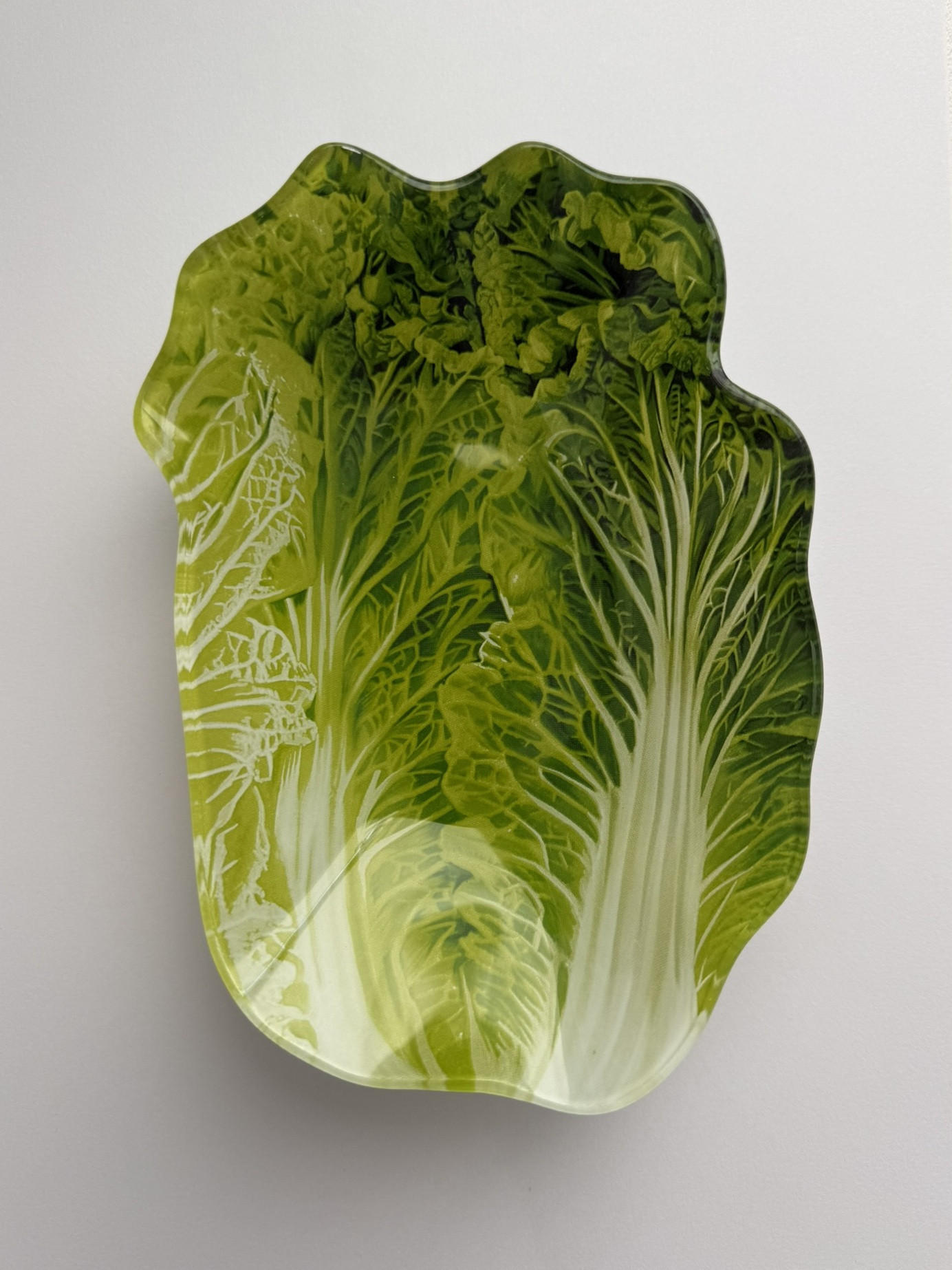 SERVIERPLATTE Aria Fresh Grün 13x17xh1 cm Glas - Grün, Glas (17/1/13cm) - Mondex