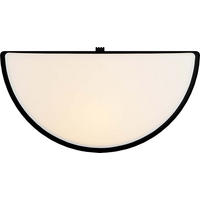 LED-NACHTLICHT - Dämmerungssensor und Bewegungsmelder im eleganten Halbkugel Design, Schwarz - Schwarz, Kunststoff (8.7/10/5.1cm) - Northpoint