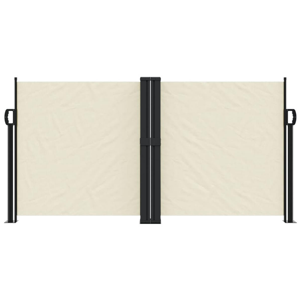 SEITENMARKISE Ausziehbar Creme 120x1200 cm - Creme, Textil (1200/120/1200cm) - furnicato