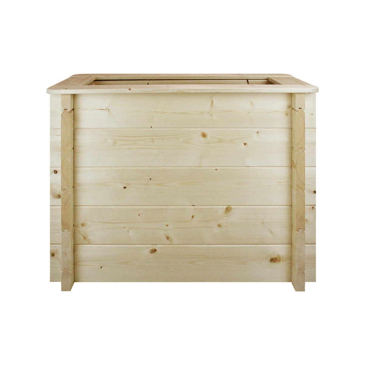 HOCHBEET HOLZ - 78x38xH57 cm - M612 - Beige, Holz (38/57/78cm) - Timbela