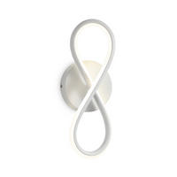 LED WANDLEUCHTE Massie - Weiß, Metall (31/9/12cm) - Nettlife