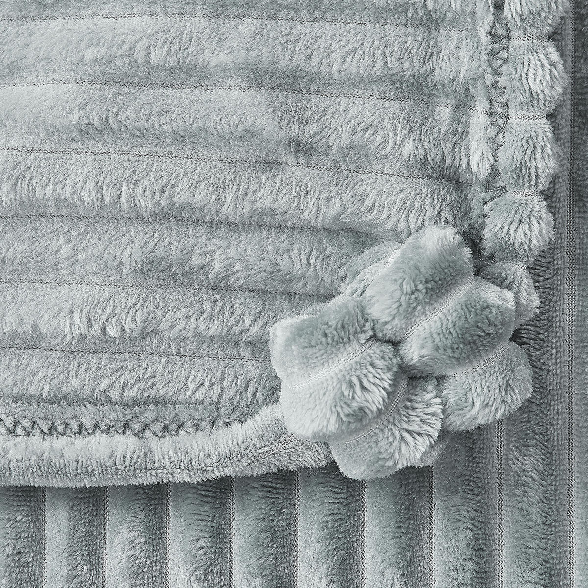 DECKE Hellgrün Kaweri 150/200 cm - Hellgrün, Textil (150/200cm) - Beliani